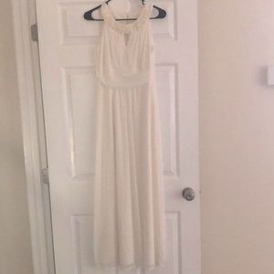 Elegant ivory formal dress